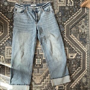 KanCan Light Wash Blue Wide Leg Jeans